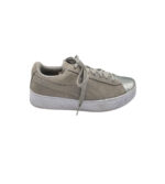 Tenisi dama Puma 39, piele intoarsa, gri