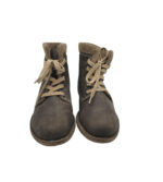 Ghete dama Rieker 38, imitatie de piele, gri, imblanite - imagine 3