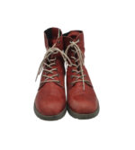 Ghete dama Petit Parisiennes 40, piele, rosu - imagine 3