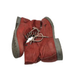 Ghete dama Petit Parisiennes 40, piele, rosu - imagine 4