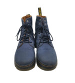 Ghete barbati Dr. Martens 45, material textil, albastru - imagine 3