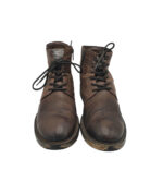 Ghete barbati Lloyd 46, piele, piele intoarsa, maro - imagine 3