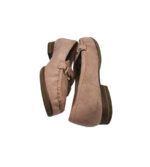 Mocasini dama Graceland 40, material textil, bej - imagine 4
