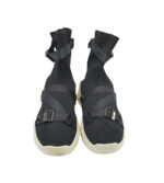 Adidasi dama Fashion 40, material textil, negru - imagine 3