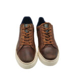 Adidasi barbati Lasocki 42, piele intoarsa, piele,  maro - imagine 3