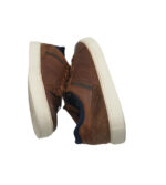 Adidasi barbati Lasocki 42, piele intoarsa, piele,  maro - imagine 4