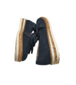 Espadrile dama Graceland 41, material textil, negru - imagine 4
