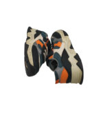 Adidasi copii Tu 32, imitație de piele, material textil, negru albastru - imagine 4