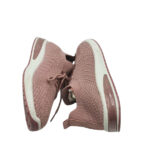 Adidasi dama Fashion 38, material textil, bej - imagine 4