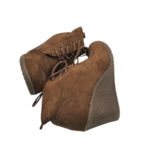 Botine dama Pesaro 39, material textil, maro - imagine 4