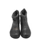 Botine dama Art 39, piele, negru - imagine 3