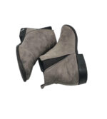 Botine dama Primark 39, material textil, gri - imagine 4