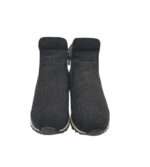 Botine dama  39, material textil, negru - imagine 3