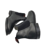 Ghete barbati Kantrie 44, piele, negru, imblanite - imagine 4