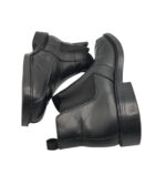 Ghete barbati Burton 46, piele, negru - imagine 4