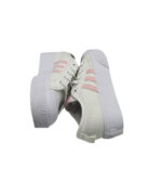 Tenisi copii Adidas Nizza Platform C 32, material textil, alb - imagine 4