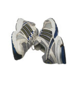 Adidasi barbati Adidas 42, material textil, imitatie de piele, alb gri - imagine 4