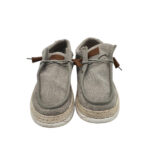 Espadrile barbati Americanino 44, material textil, gri - imagine 3