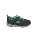Adidasi dama Skechers 39, material textil, gri