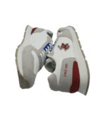 Adidasi barbati Polo Patch 44, material textil, alb gri - imagine 4