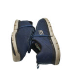 Adidasi barbati Skechers 45, material textil, bleumarin - imagine 4