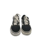 Tenisi copii Vans 36, material textil, piele intoarsa, negru - imagine 3