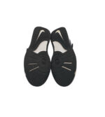 Adidasi copii Nike 31, imitație de piele, material textil, negru - imagine 5