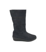 Cizme dama Romika 39, material textil, negru