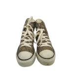 Tenisi dama Converse 38, material textil, bej - imagine 3