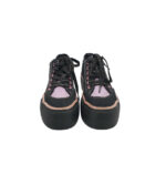 Tenisi dama Pusheen 37, material textil, negru - imagine 3