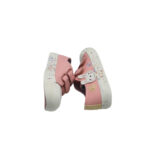 Tenisi copii George 24, imitatie de piele, roz - imagine 4