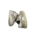 Adidasi copii Puma 28, imitație de piele, alb gri - imagine 4