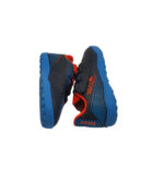 Adidasi copii Kipsta 30, imitație de piele, negru albastru - imagine 4