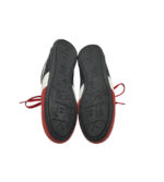 Adidasi dama Dockers 38, piele intoarsa, material textil, negru rosu - imagine 5