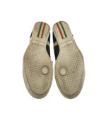 Adidasi barbati Pantofola D'oro 43, piele, piele intoarsa, negru alb - imagine 5