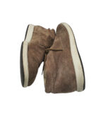 Ghete barbati Hogan 43, piele intoarsa, bej - imagine 4