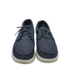 Mocasini barbati Skechers 43, material textil, albastru - imagine 3