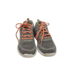 Adidasi dama 37, material textil, gri - imagine 3