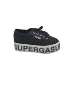 Tenisi dama Superga 36, material textil, negru