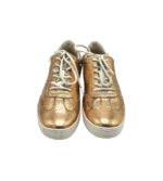 Adidasi dama Tamaris 39, imitație de piele, auriu - imagine 3