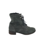 Ghete barbati Superdry 41, piele intoarsa , gri