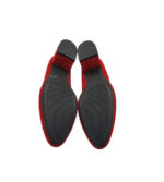 Pantofi dama Lulu 37, material textil, rosu - imagine 5