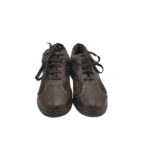 Adidasi dama Clima 38, imitație de piele, piele intoarsa, maro - imagine 3