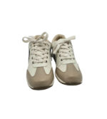 Adidasi dama Betty 38, imitație de piele, alb gri - imagine 3