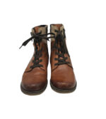 Ghete dama Remonte 39, imitație de piele, piele, maro - imagine 3