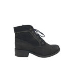 Ghete dama Varese 39, piele, negru