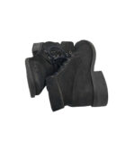Ghete dama Varese 39, piele, negru - imagine 4