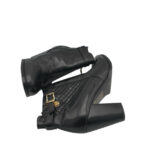 Botine dama Faith 39, piele, negru - imagine 4