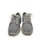 Mocasini barbati Clarks 43, material textil, gri - imagine 3