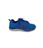 Adidasi dama Skechers 39, material textil, albastru